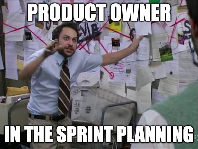 Meme tentang perencanaan sprint