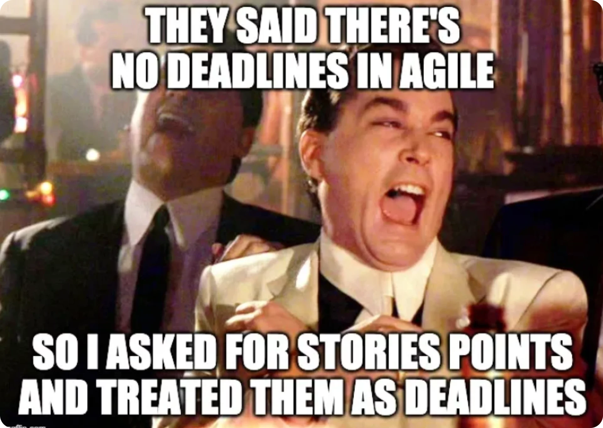 Agile deadlines meme