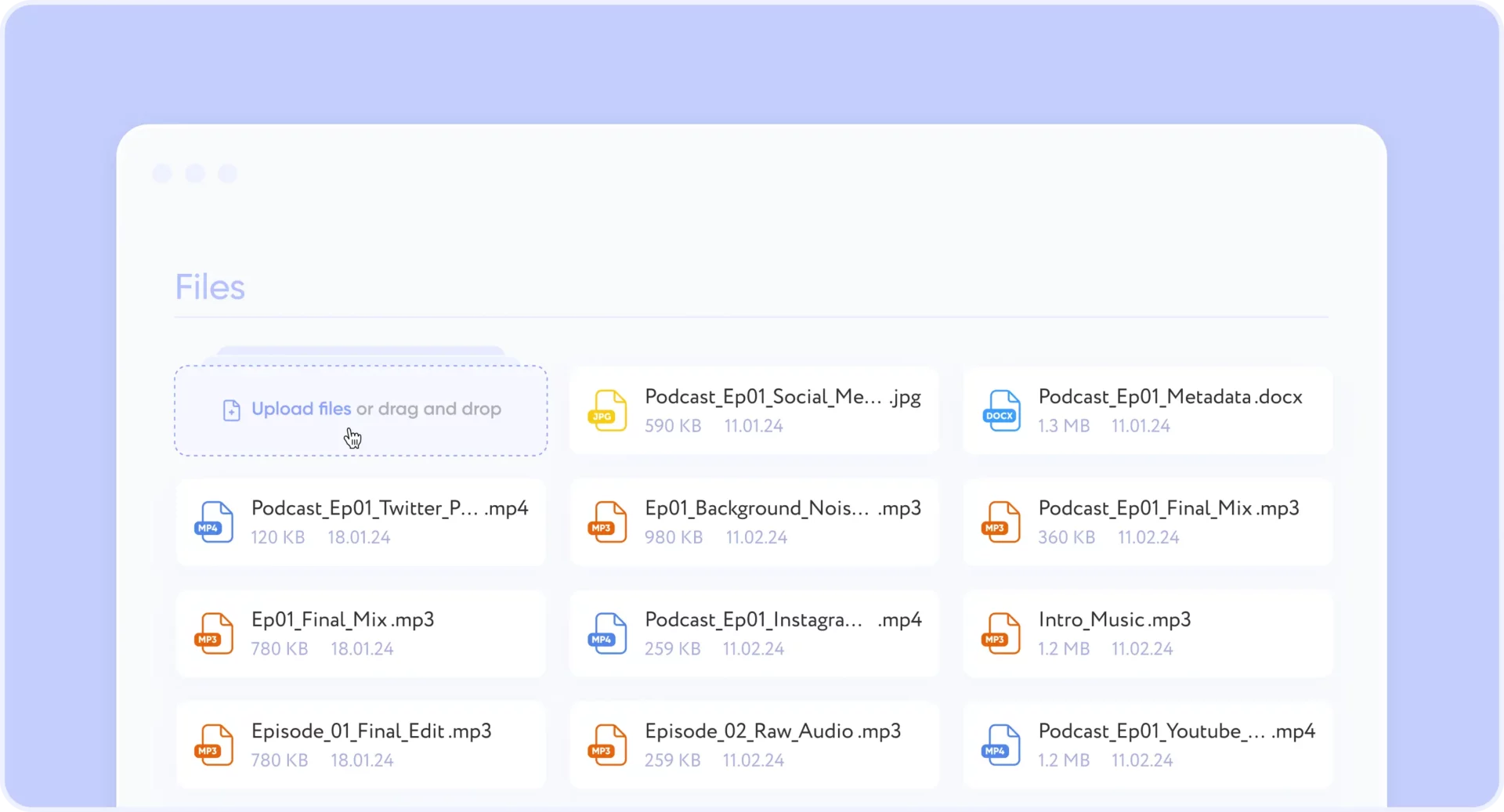 Updated Project Interface